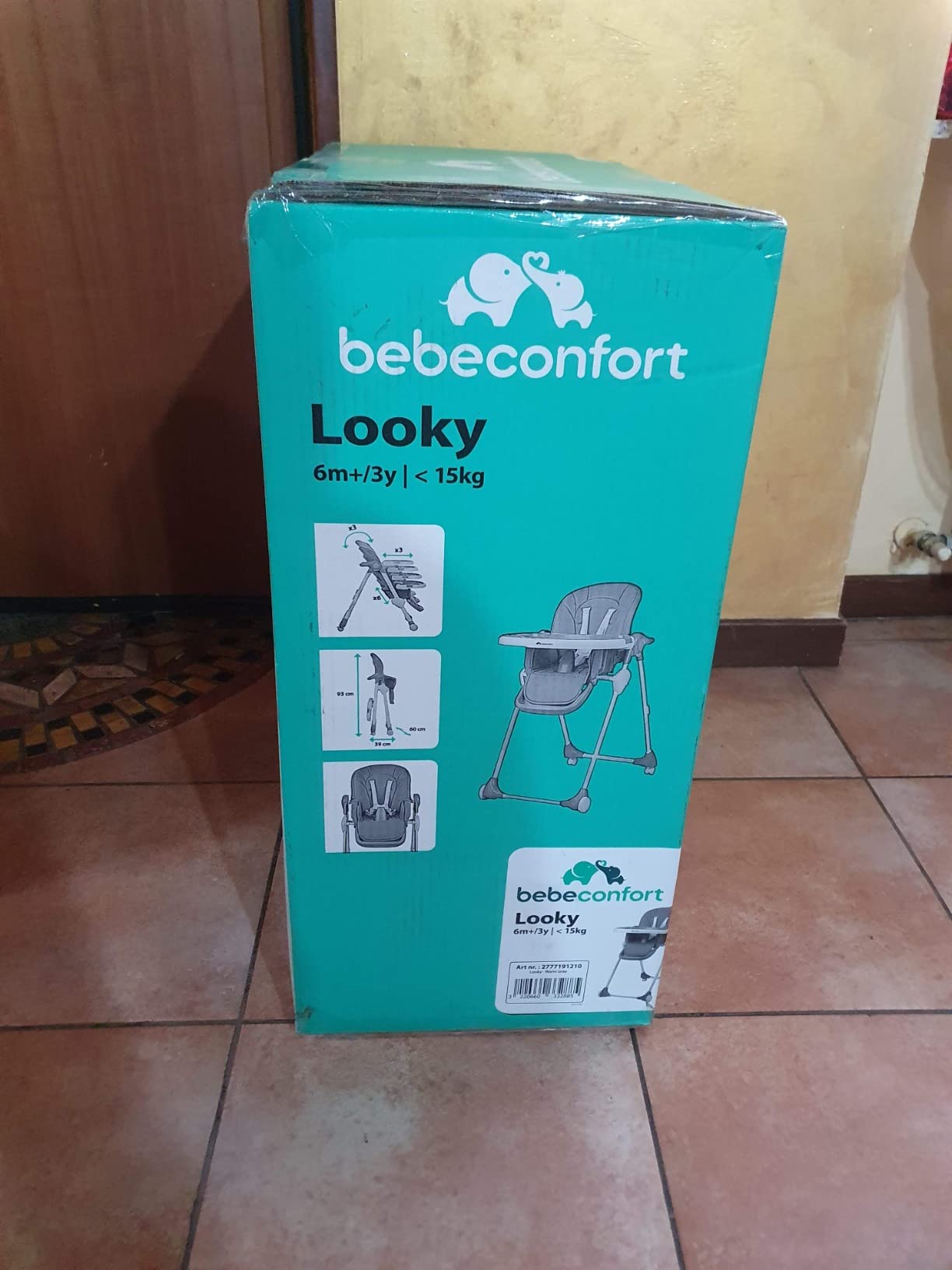 Bebé Confort Looky seggiolone pappa regolabile warm grey
