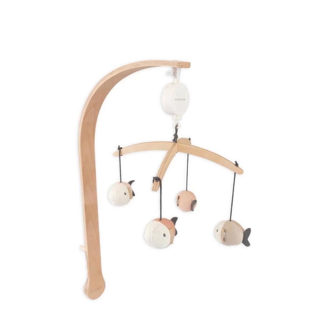 Bamboom Fish giostrina legno culla musicale pesci