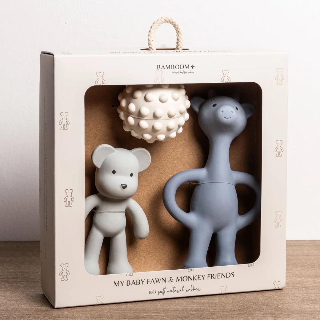 Bamboom Kit Primi Giochi dentizione gomma naturale