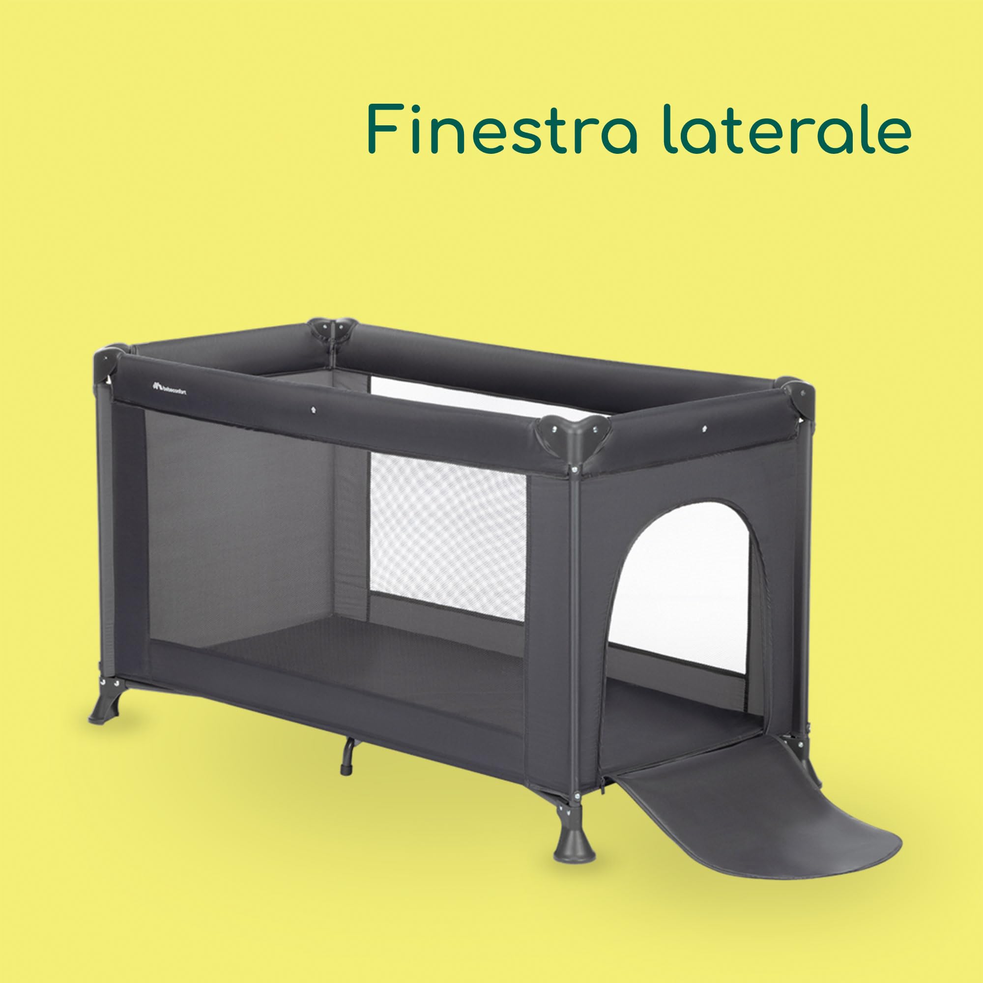 Bebé Confort Sweet Dreams lettino viaggio Mineral Graphite con finestra