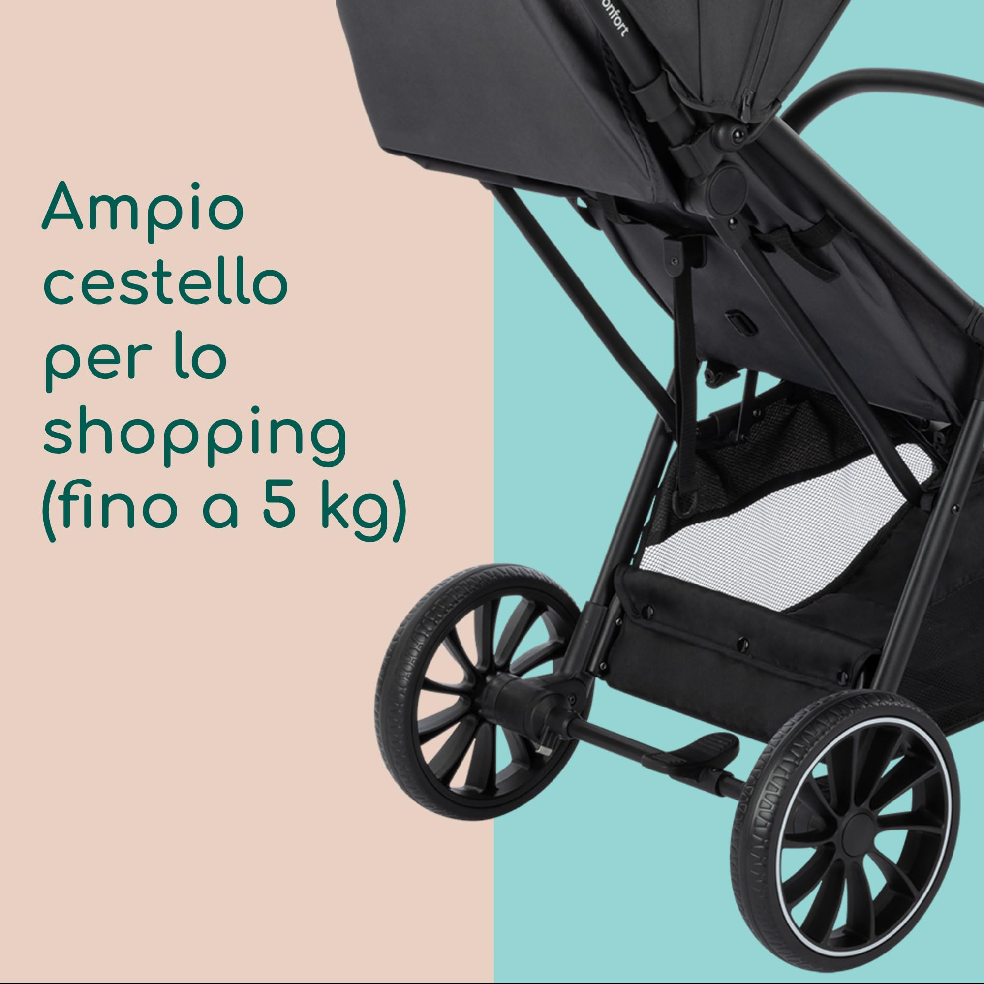 Bebé Confort Artic Passeggino Reclinabile Mineral Graphite 0-22 kg