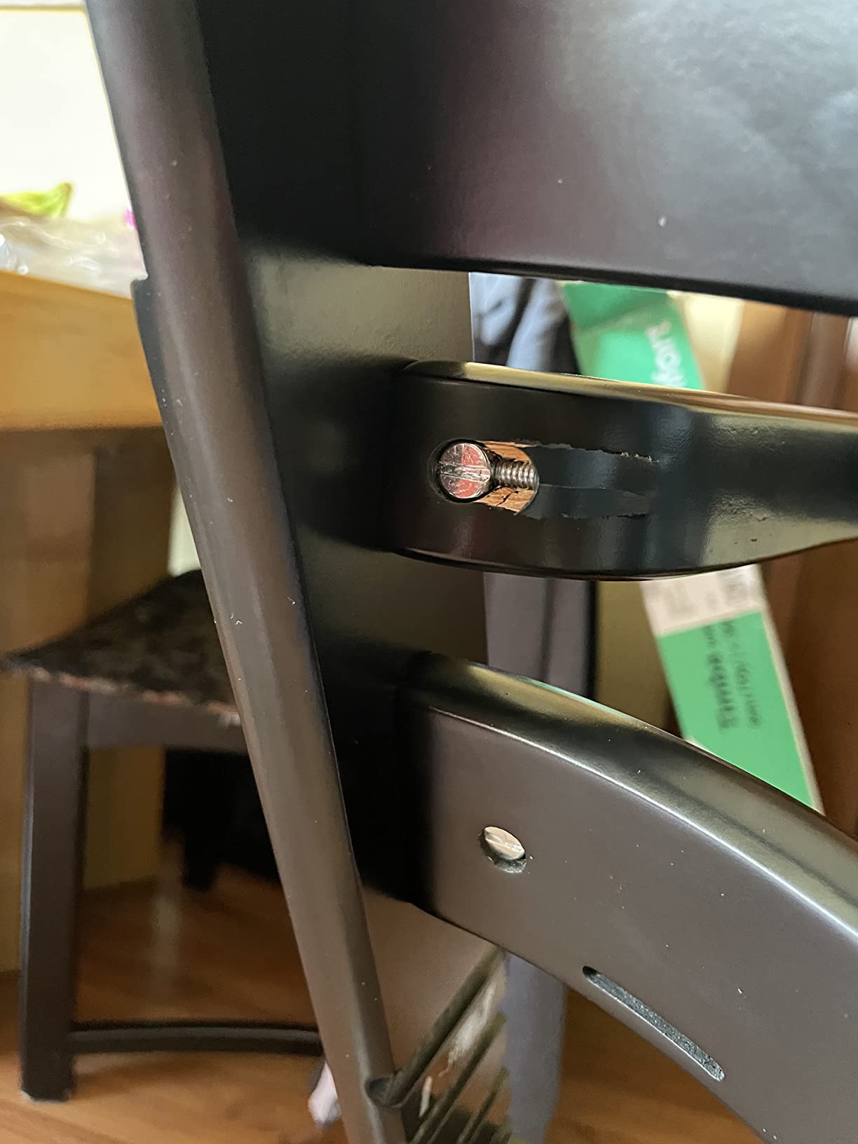 Bebé Confort Timba + Cuscino seggiolone legno Nero Geometrico