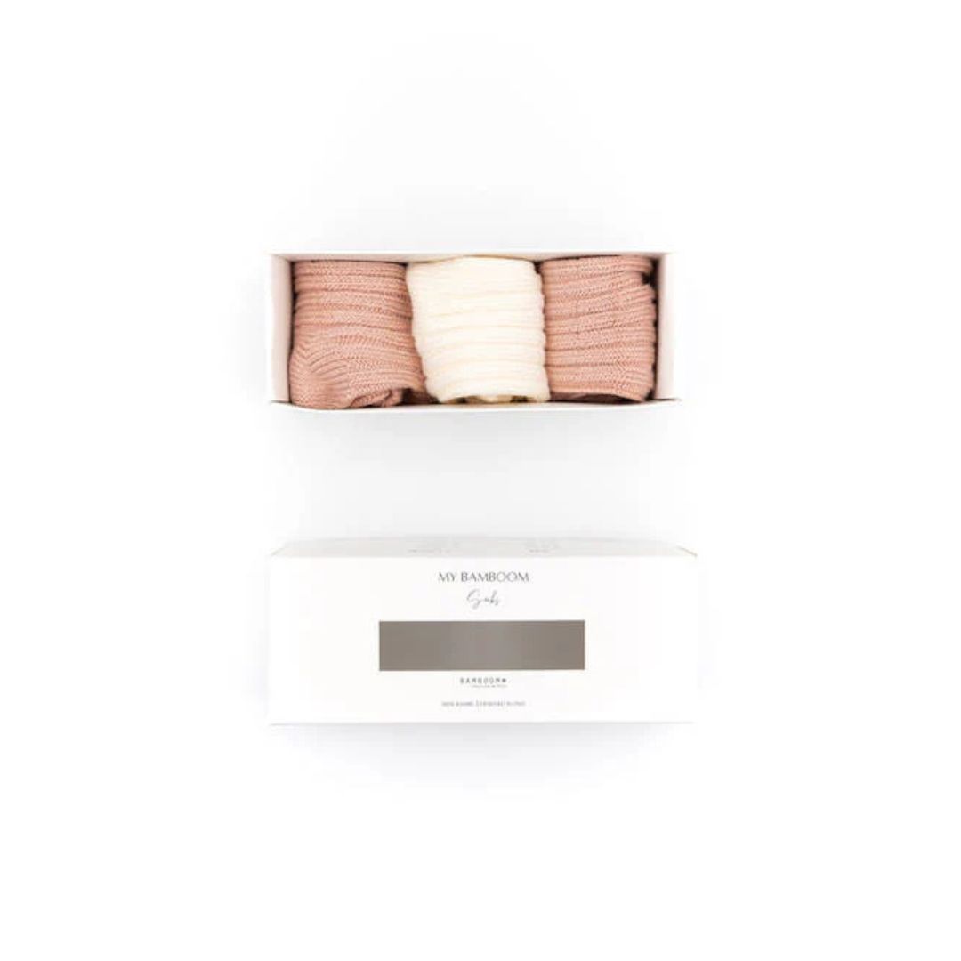 Bamboom Gift Box calze spesse bambù 3 paia