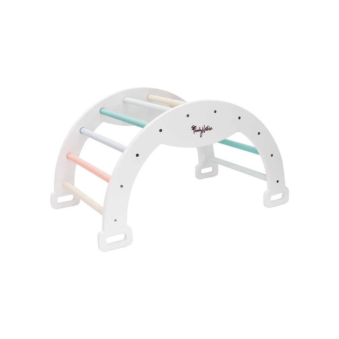 Family Nation Rainbow arco montessoriano dondolo pastello
