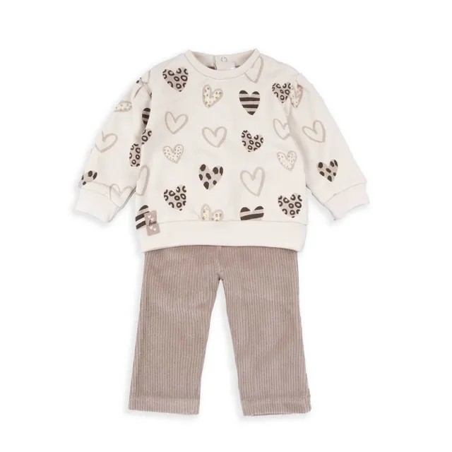 Wonderlife Sweet Heart 251030 Completo Bimba 2 Pezzi 12 Mesi felpa