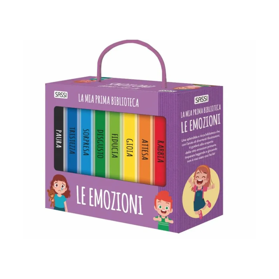 Sassi La mia Prima Biblioteca 8 libretti dai 2 anni