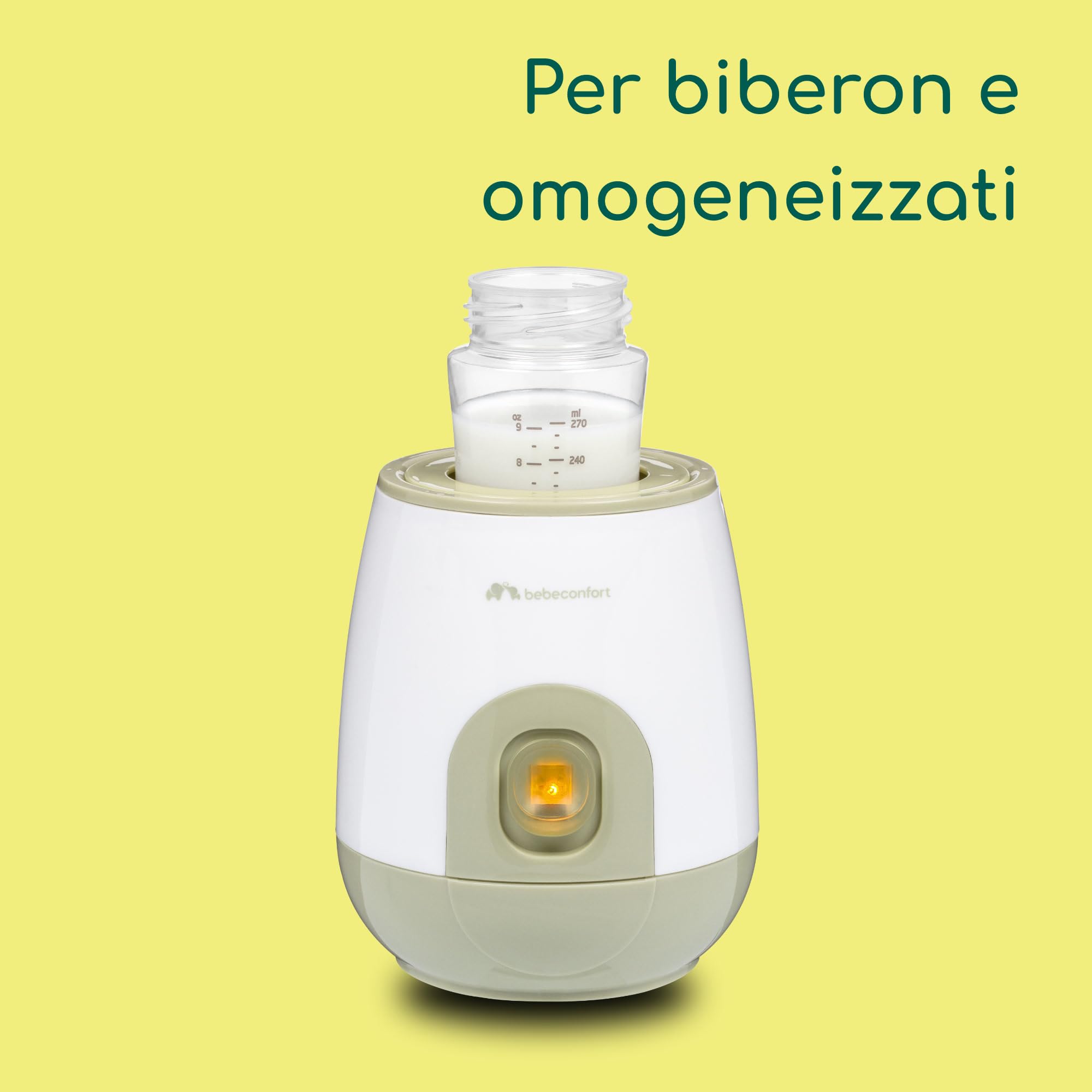 Bebé Confort Express scaldabiberon elettrico bianco verde oliva