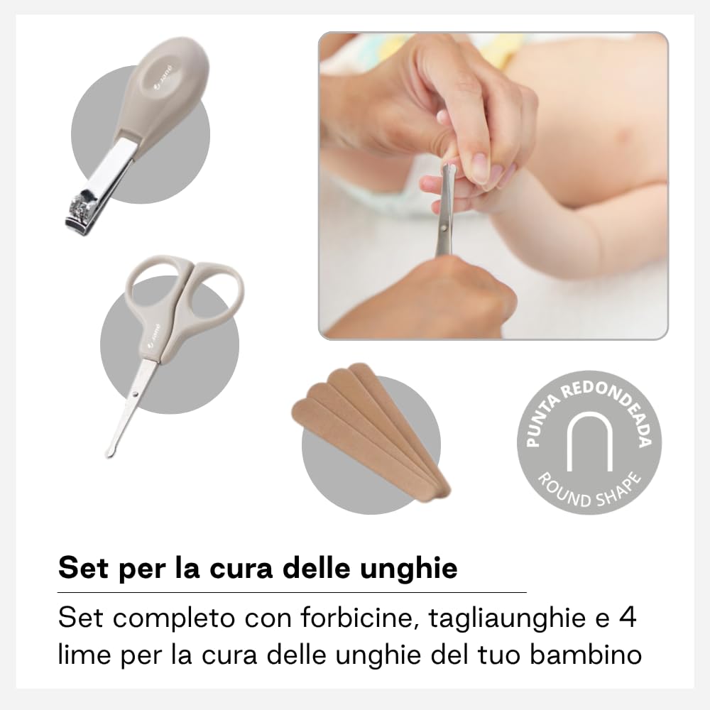 Jané set igiene bambino 8 pezzi beige
