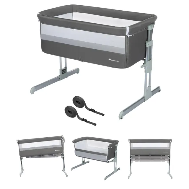 Bebé Confort Calidoo culla fianco letto Grey Mist reclinabile