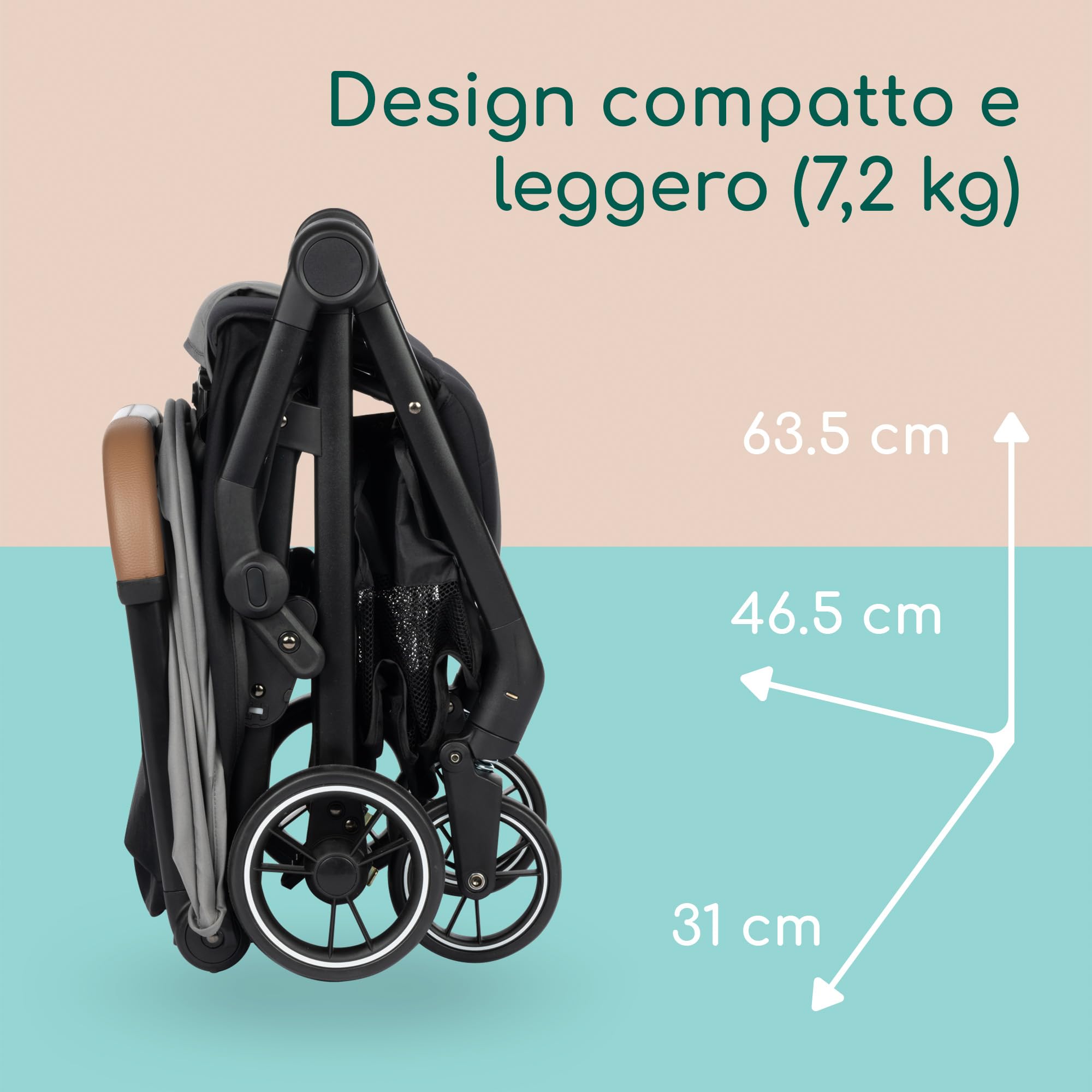 Bebé Confort Sunlite passeggino Tinted Grey compatto