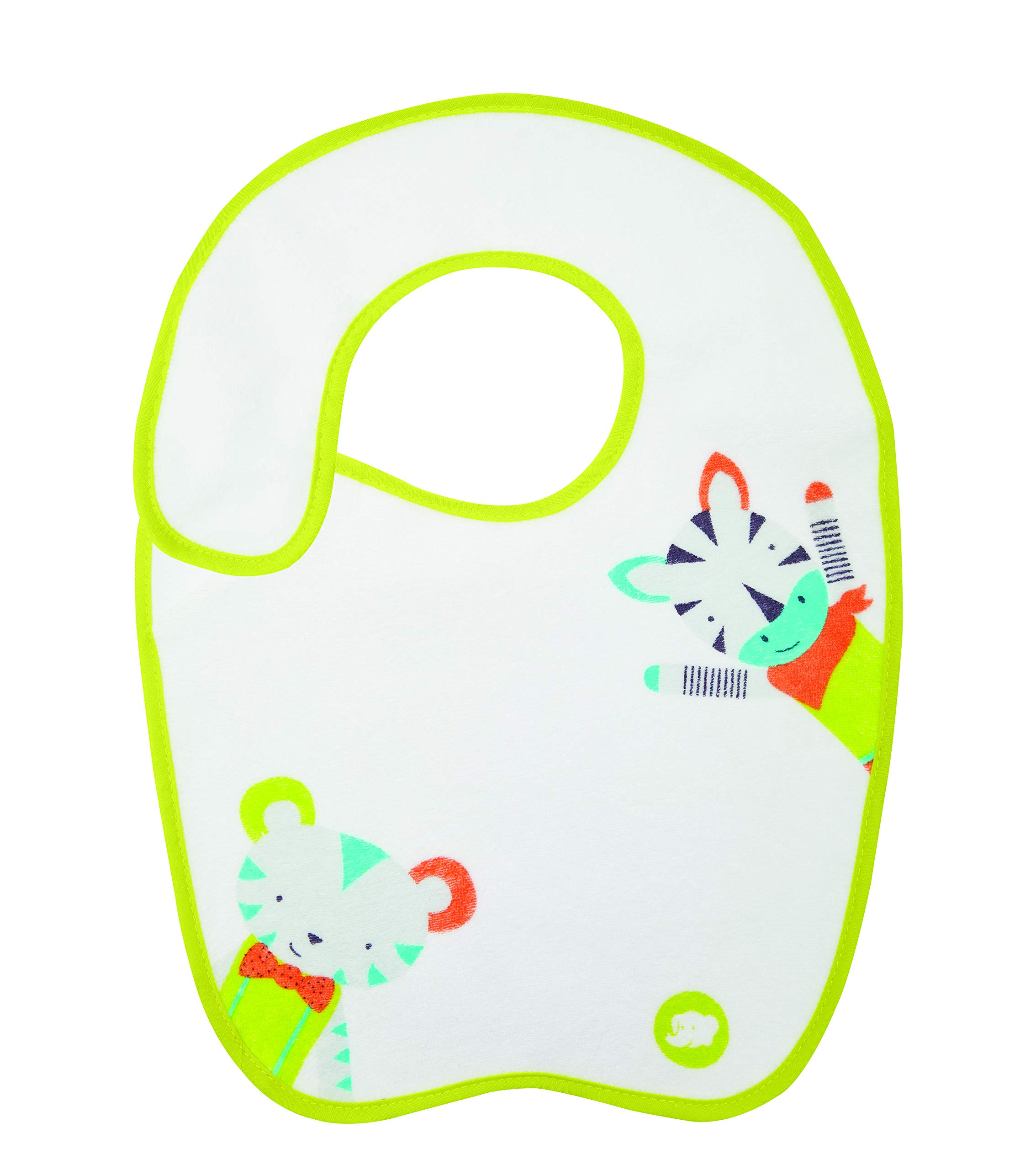 Bebé Confort Bavaglini Cotone Set 5 Pezzi Tema Giungla