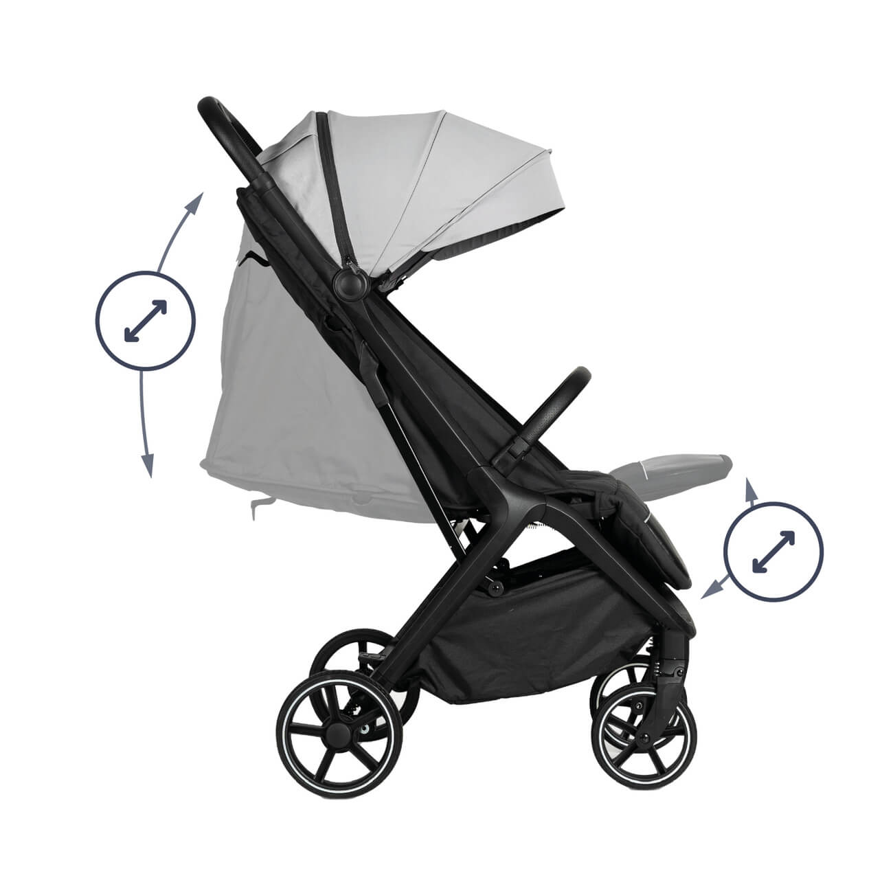 Innovaciones MS iWalk Passeggino Leggero Chiusura Automatica