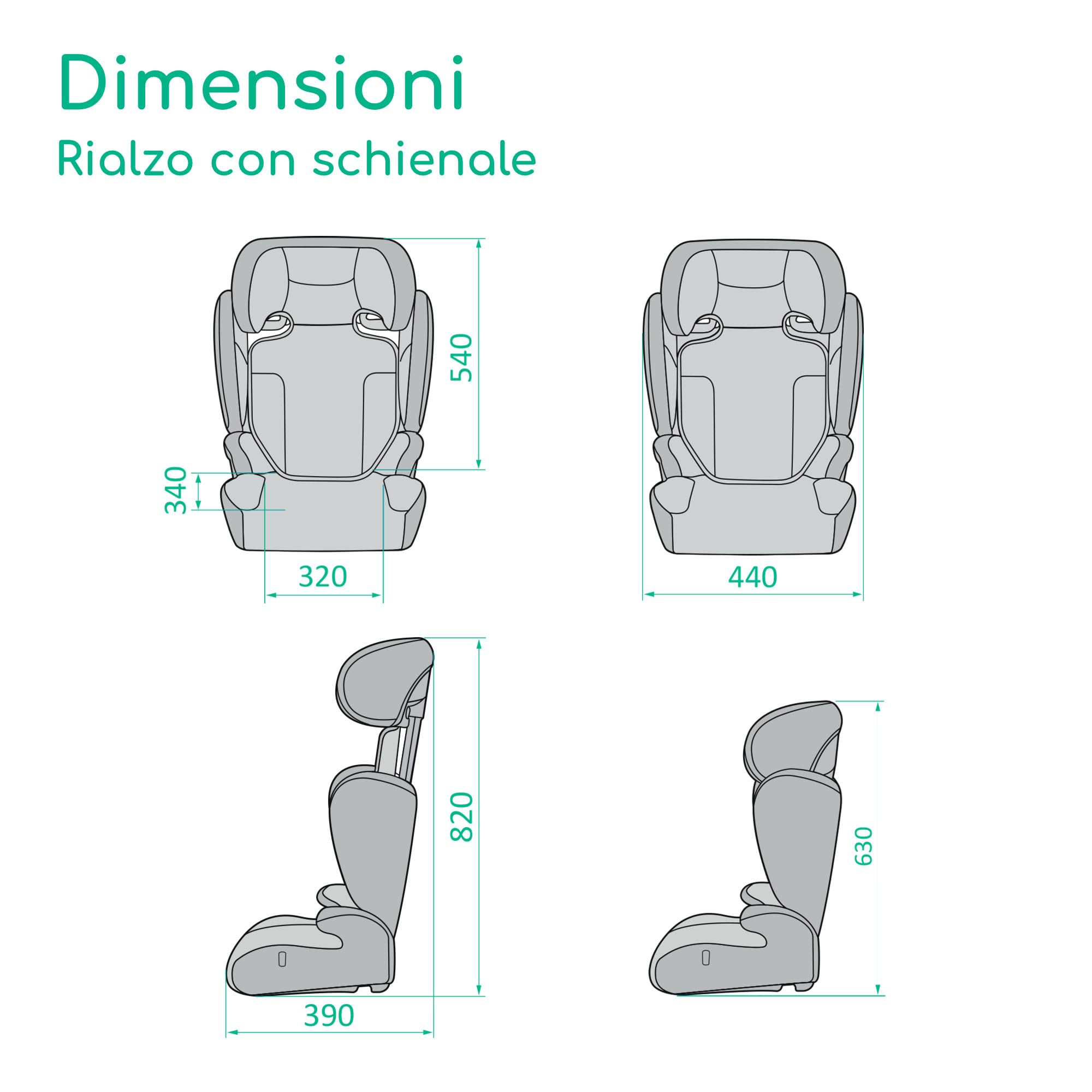 Bébé Confort Ride i-Safe seggiolino auto 100-150 cm nero