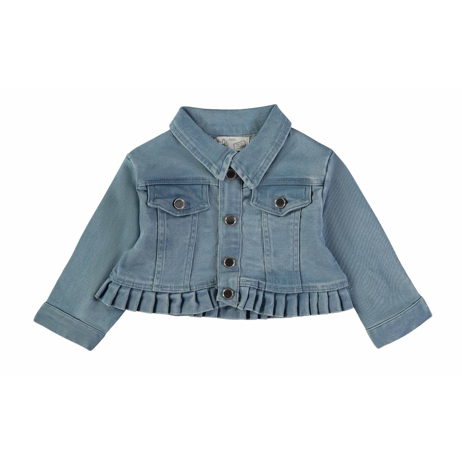Wonderlife 161425 giacca jeans bambina 9 Mesi denim elasticizzato