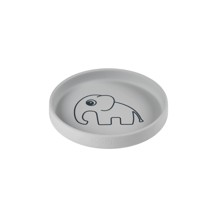 Done by Deer Piatto Silicone Alimentare Antiscivolo 18 cm