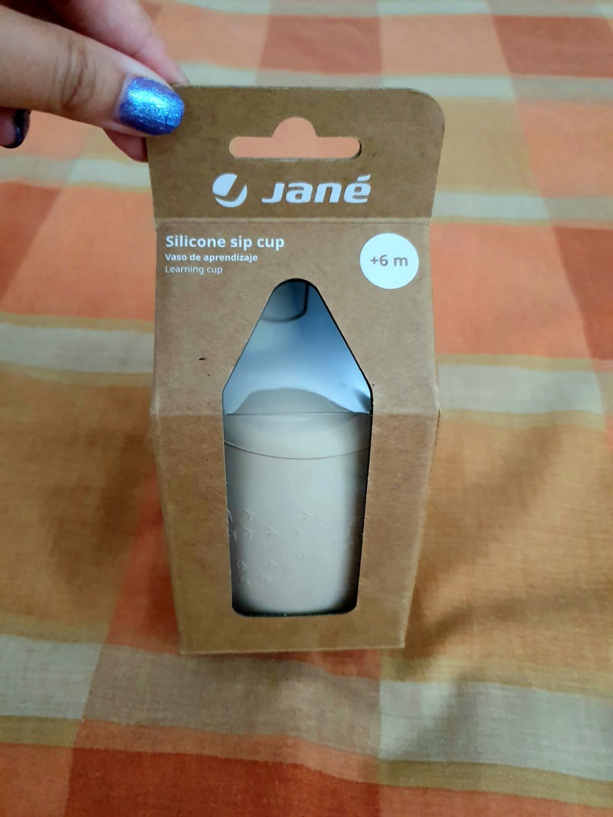 Jané Bicchiere Apprendimento Silicone Sand Antigoccia