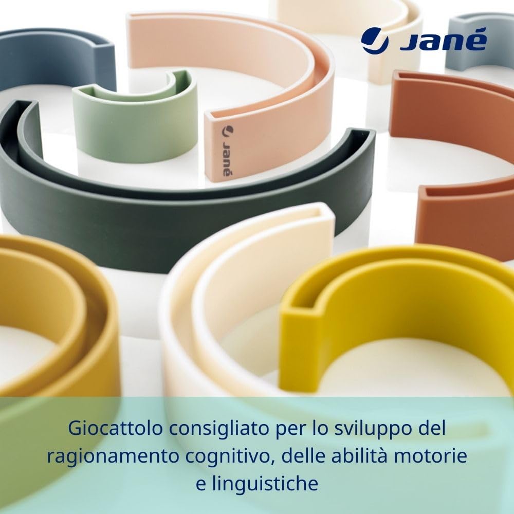 Jané Gioco Impilabile Silicone Bambino Tropic Montessori