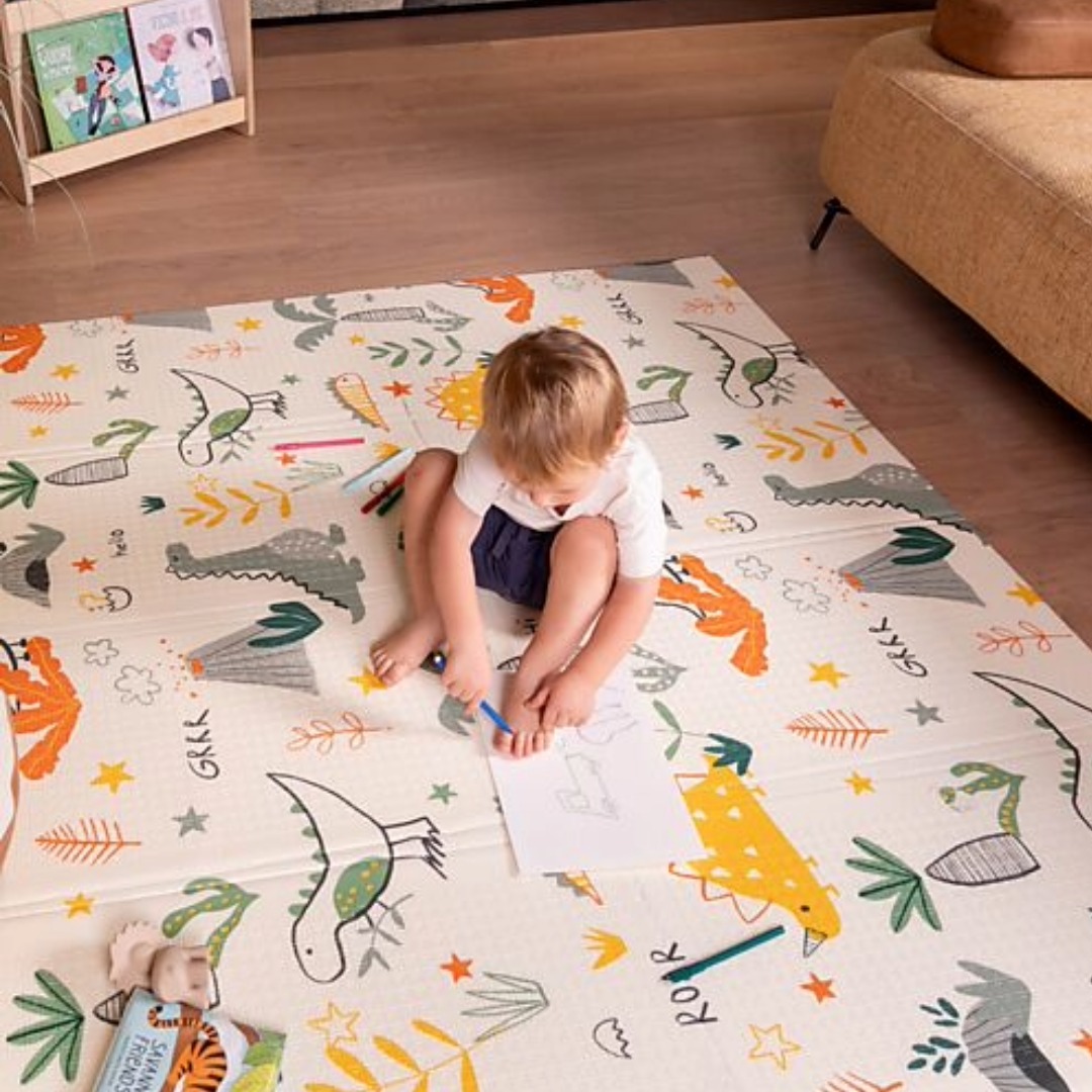 Family Nation Dino Friends tappeto gioco 180x150 pieghevole