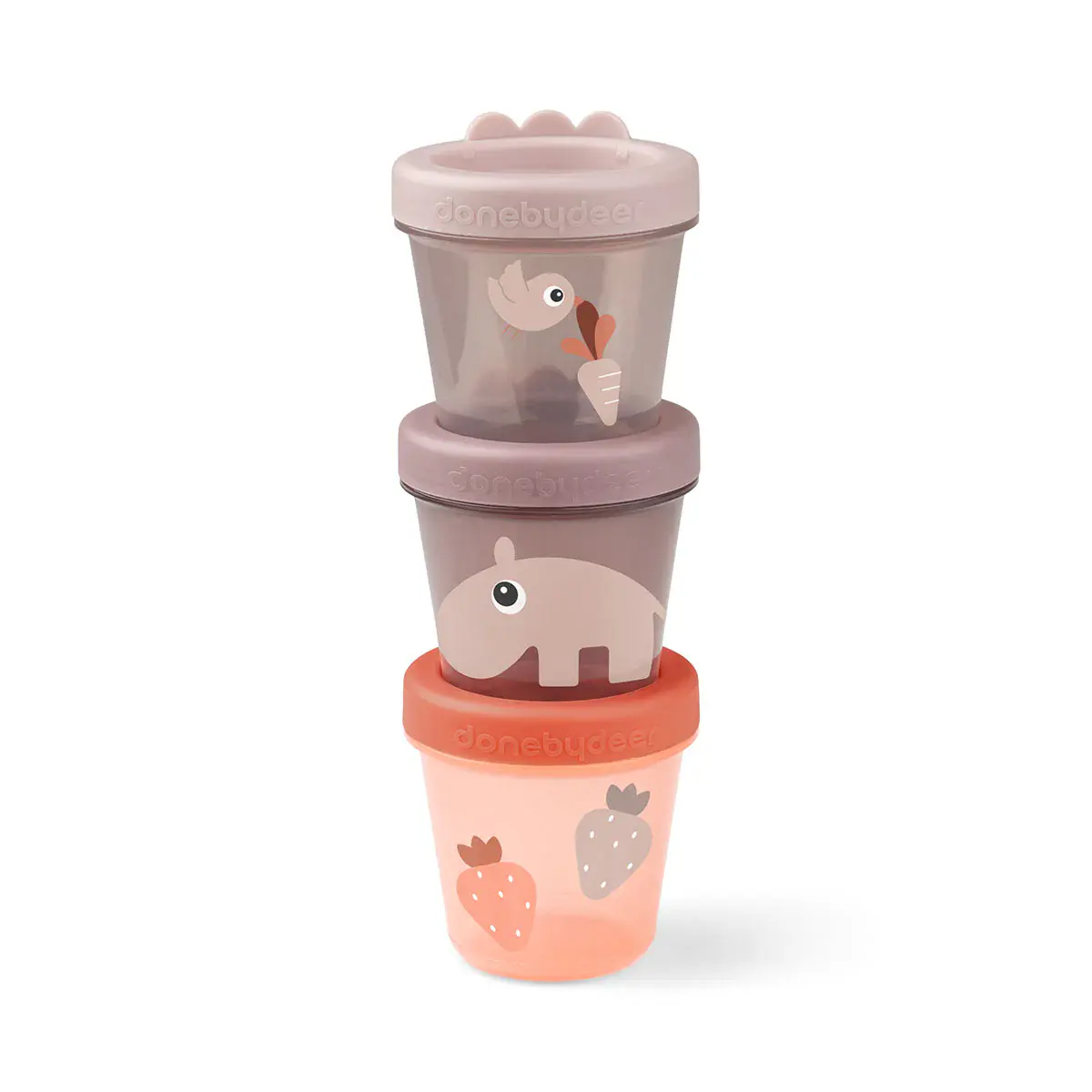 Done by Deer contenitori pappa 3 pz 150 ml blu