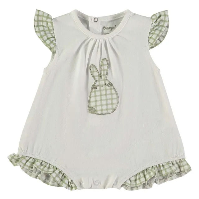 Wonderlife Pagliaccetto con Spalline pagliaccetto bianco 1 mese cotone