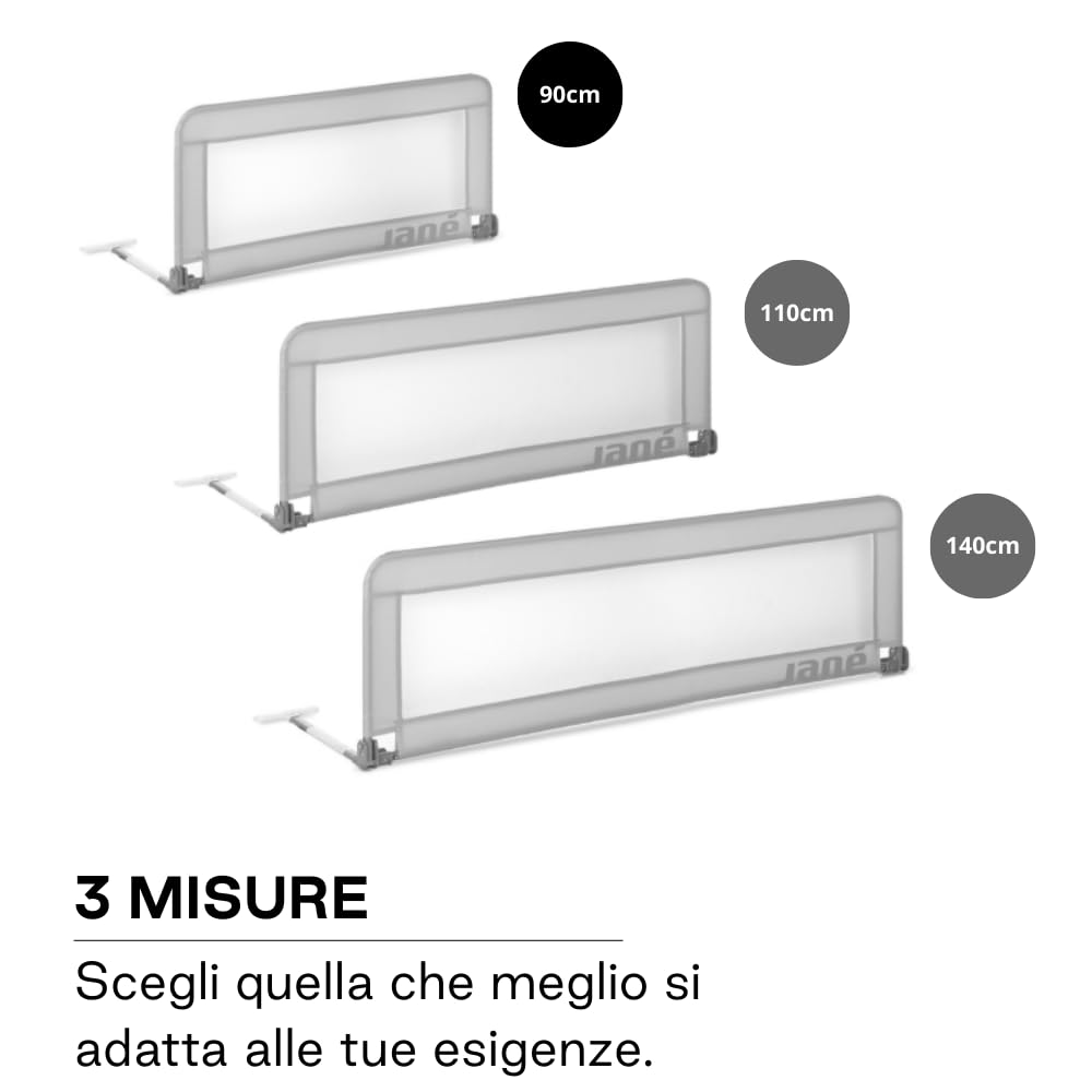 Jané Basic sponda letto 90 cm traspirante