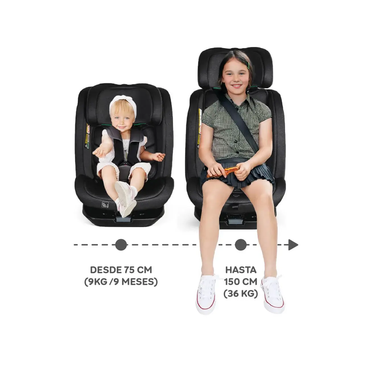 Innovaciones MS Bari 75-150 cm seggiolino auto i-Size