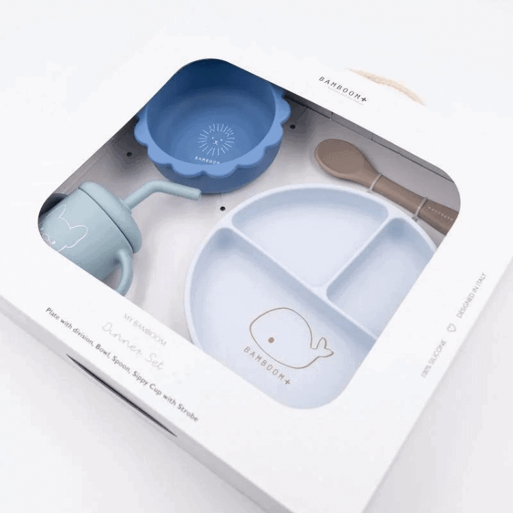 Bamboom Set Bimbo set pappa silicone con ventosa