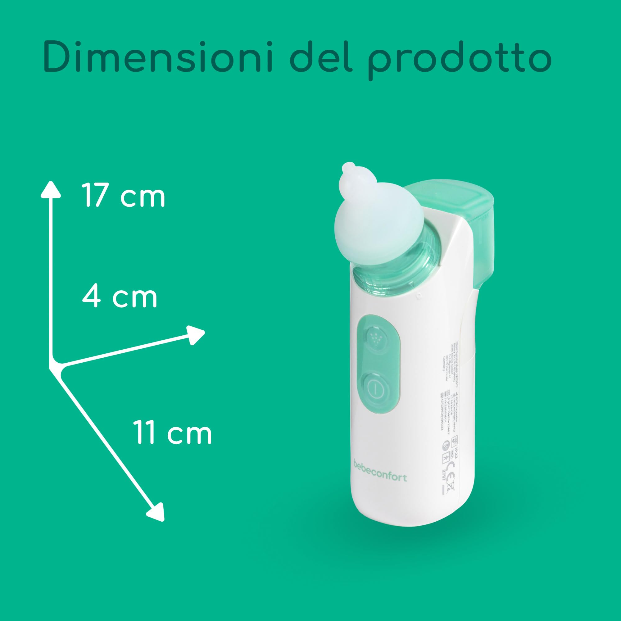 Bebé Confort Aspiratore Nasale Elettrico 2 in 1 0 Mesi+