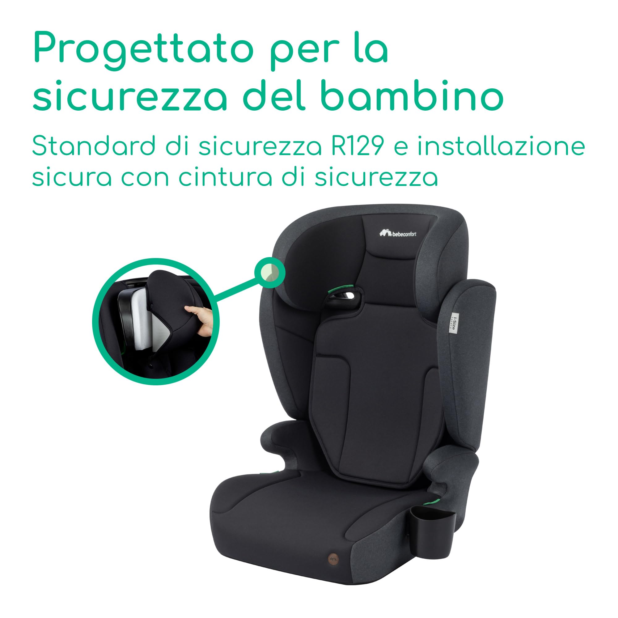 Bébé Confort Ride i-Safe seggiolino auto 100-150 cm nero
