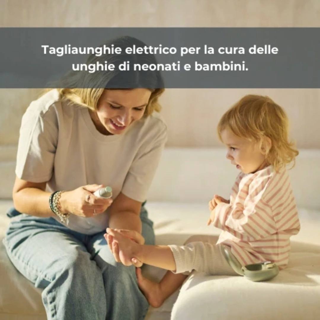 Nuvita Trimmy tagliaunghie elettrico neonato 5 testine