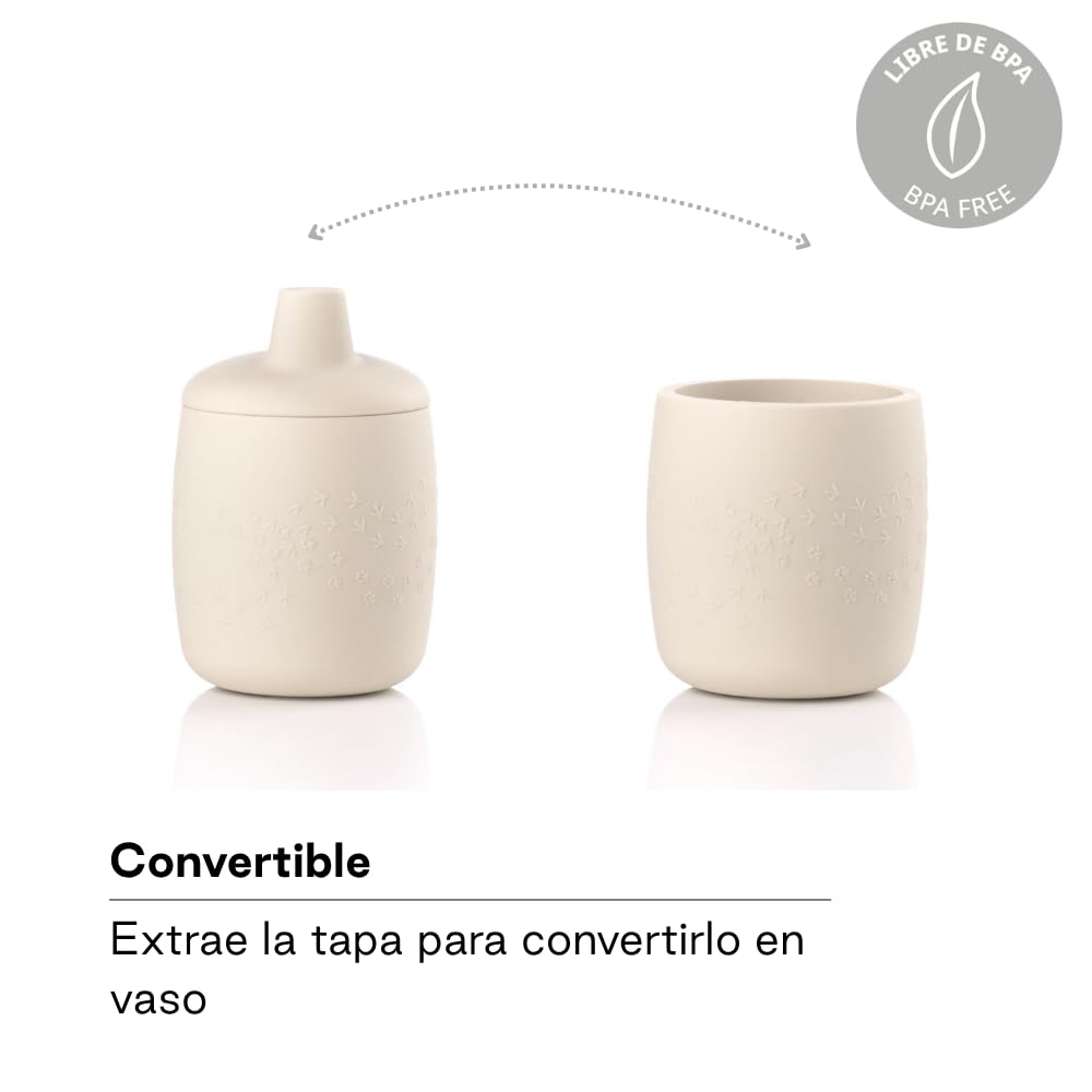 Jané Bicchiere Apprendimento Silicone Sand Antigoccia