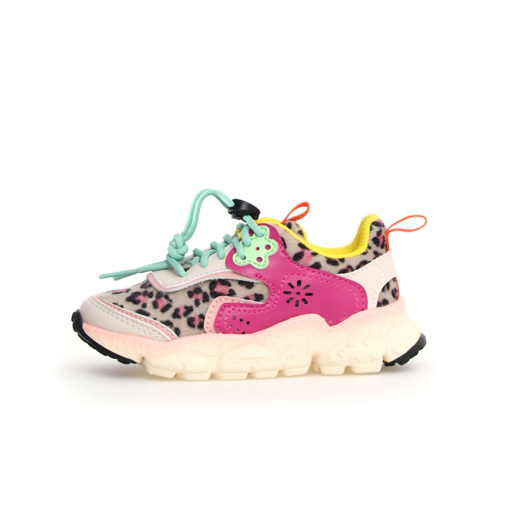 Naturino Flower Mountain Doi Junior Sneakers Fucsia maculato