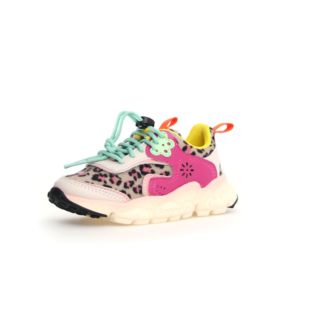 Naturino Flower Mountain Doi Junior Sneakers Fucsia maculato