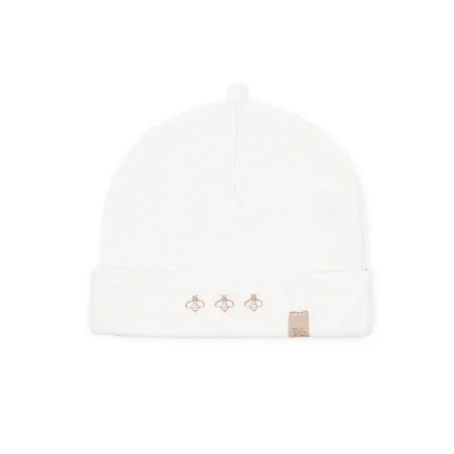 Bamboom Cappellino Neonato Bees Bambù Cotone Ricamo