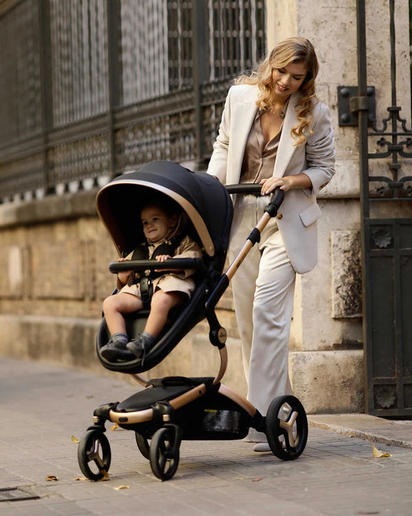 MimaKids Xari Max Limited Edition passeggino black gold