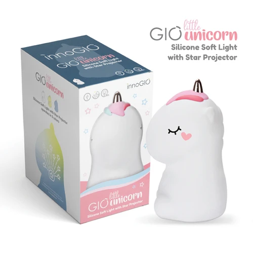 InnoGIO GioLittle Unicorn GIO-142 lampada silicone proiettore