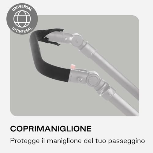 Jané coprimaniglione passeggino manico unico nero