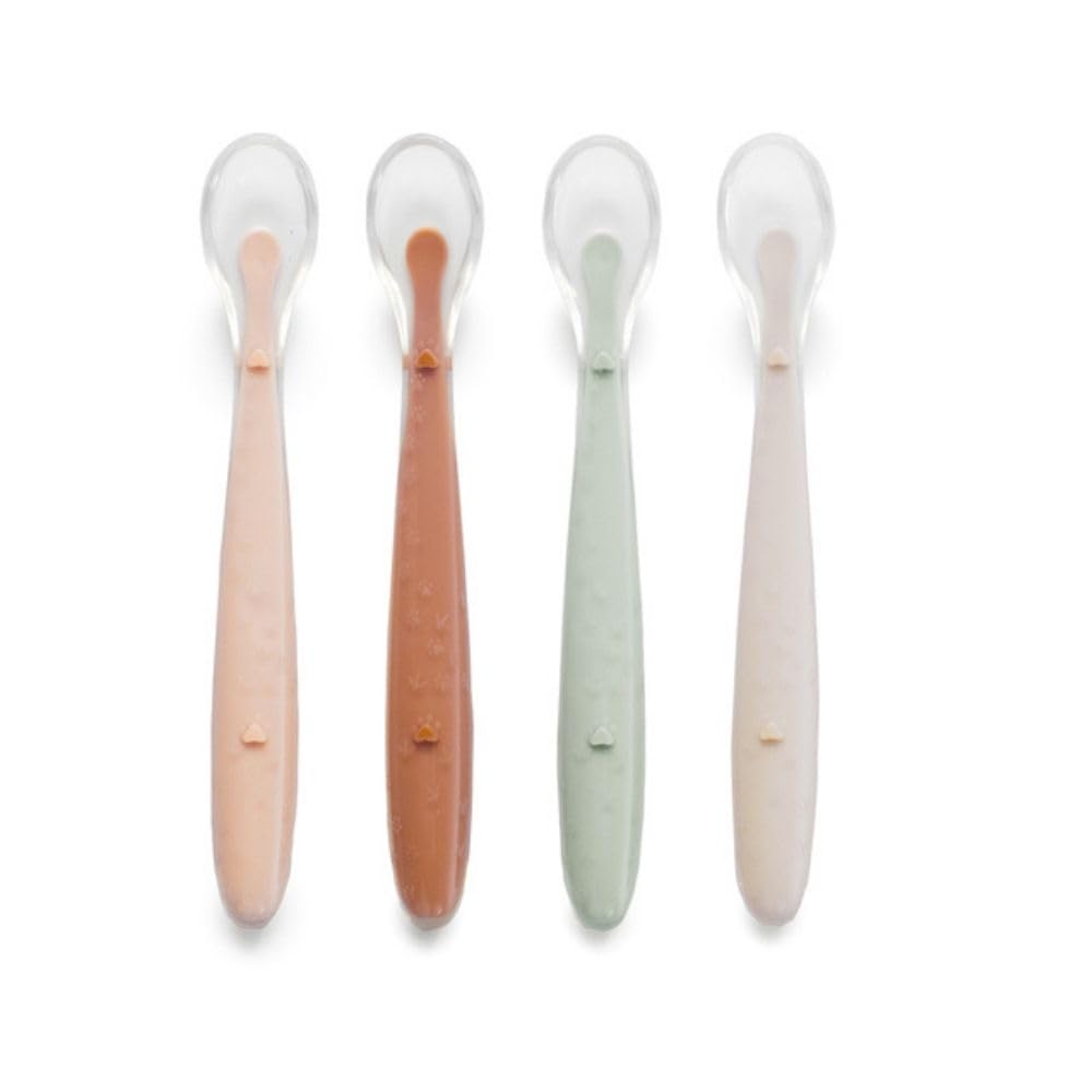 Jané Cucchiaio Svezzamento Silicone Sunset 4 Pezzi 19 cm