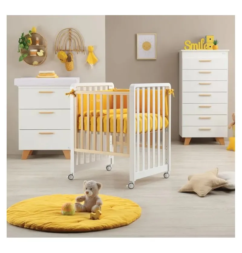 Azzura Design Glam 9in1 lettino bianco naturale montessori