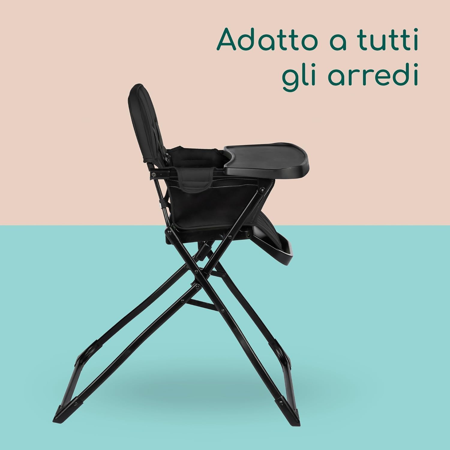 Bebé Confort Lily seggiolone pappa pieghevole Tinted Graphite