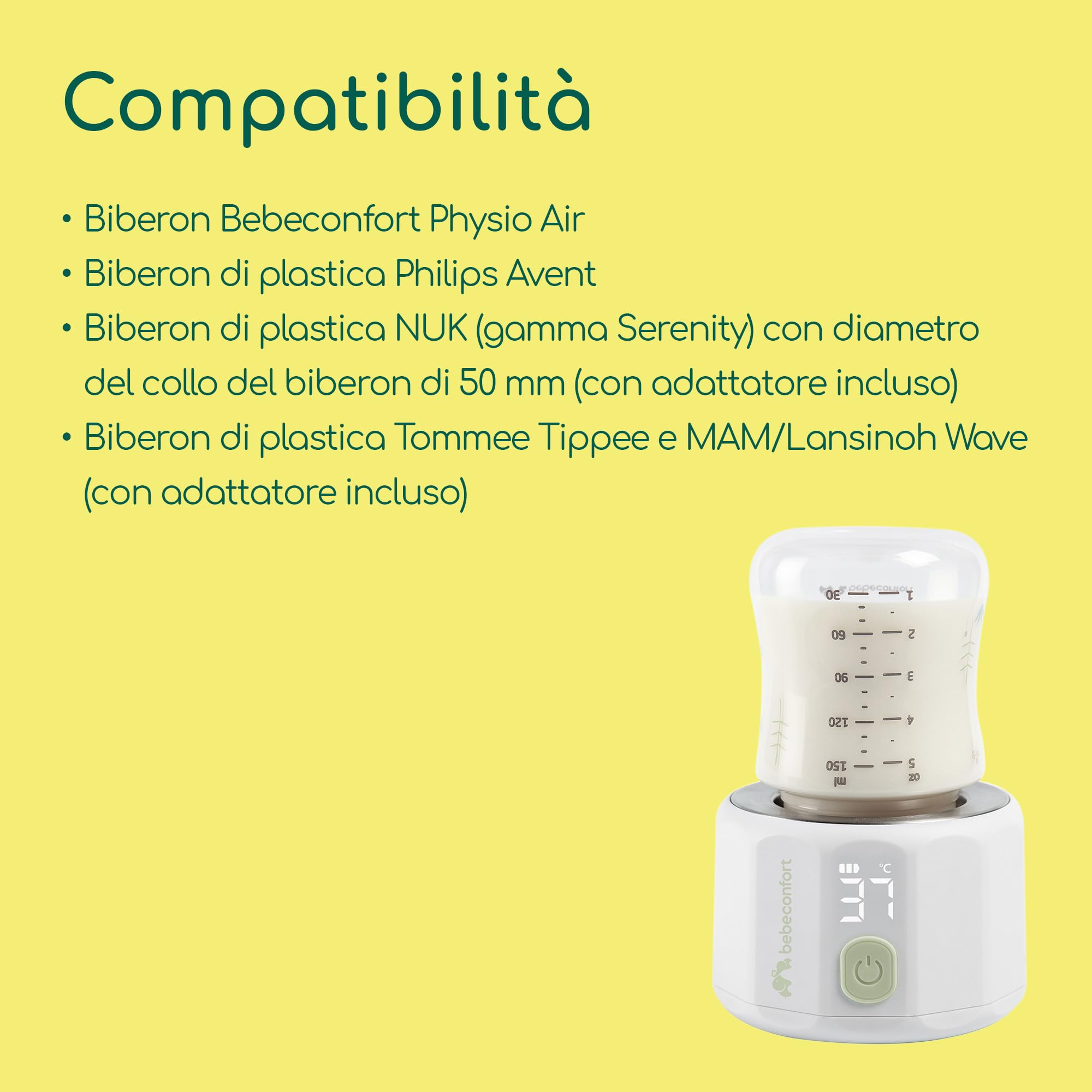 Bebé Confort scaldabiberon portatile USB ricaricabile