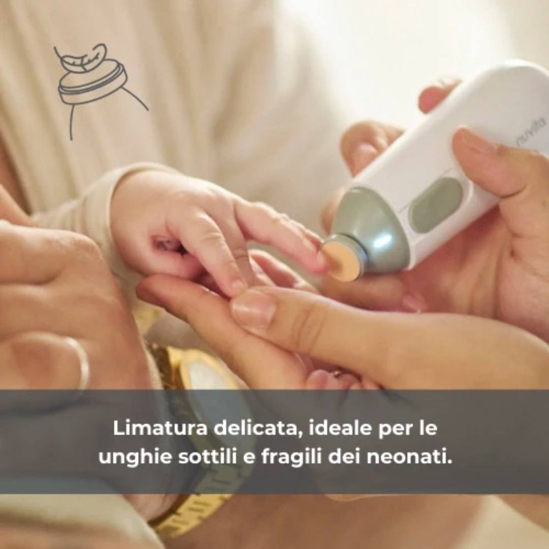 Nuvita Trimmy tagliaunghie elettrico neonato 5 testine
