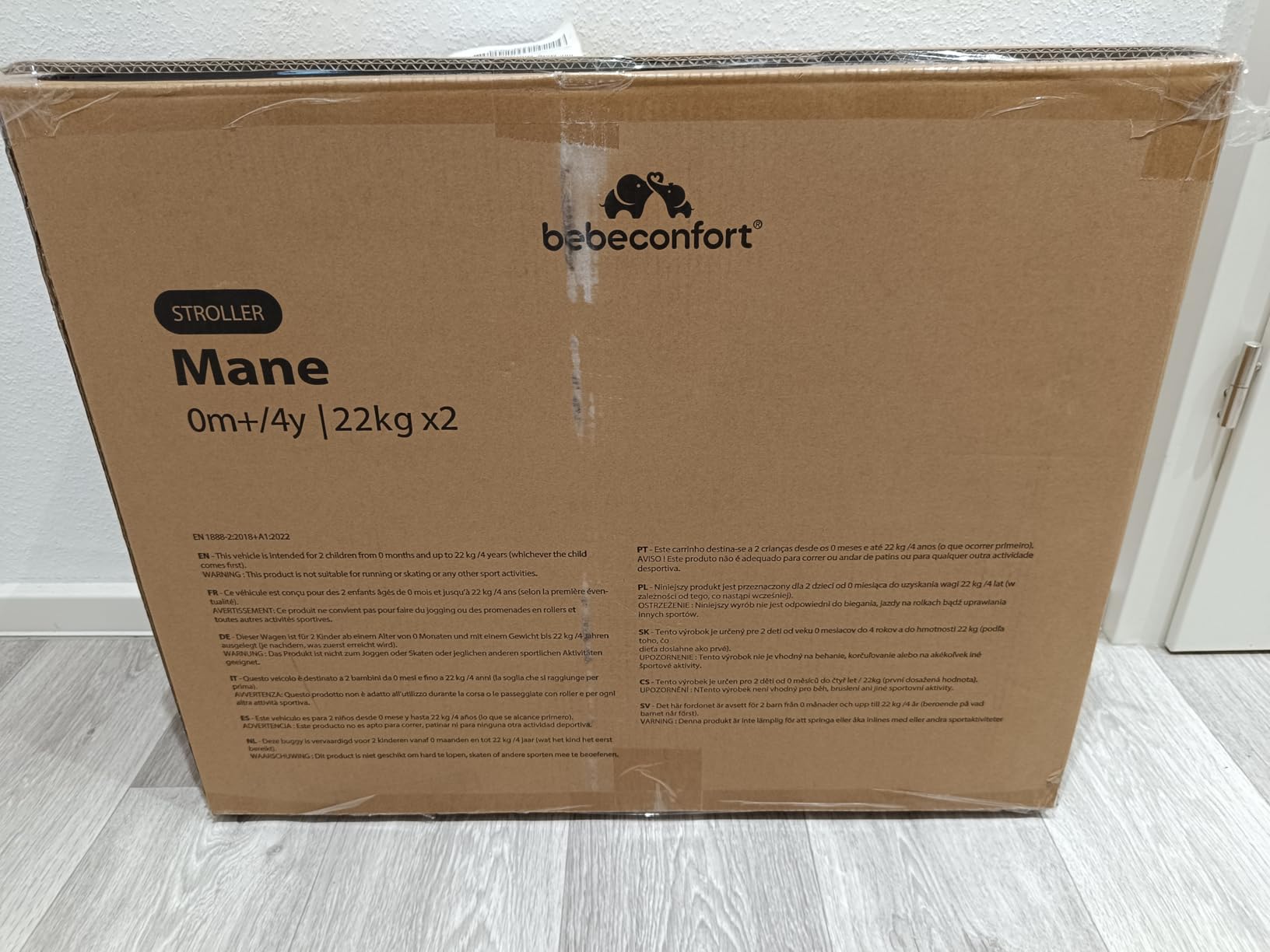 Bebé Confort Mane passeggino gemellare Mineral Graphite