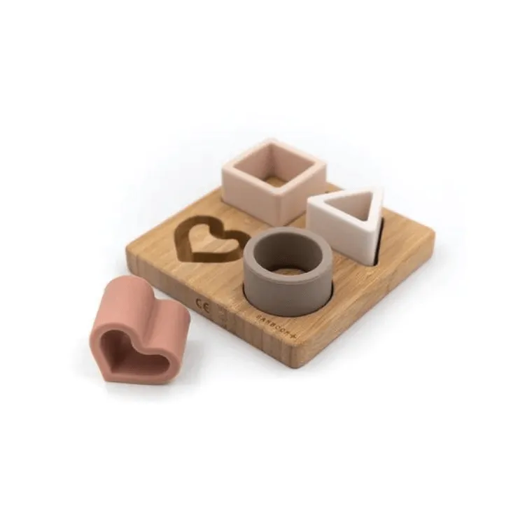 Bamboom Puzzle bamboo silicone gioco forme 12,5 cm
