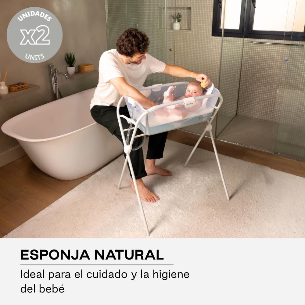 Jané spugna naturale neonato 2 pezzi mare
