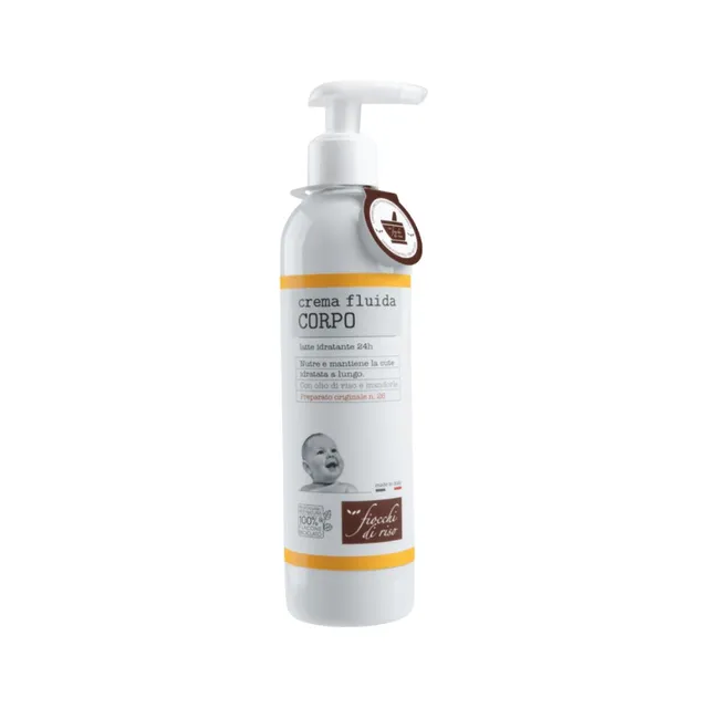 Fiocchi di Riso Crema Fluida corpo idratante 240 ml 24h