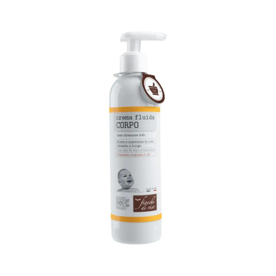 Fiocchi di Riso Crema Fluida corpo idratante 240 ml 24h