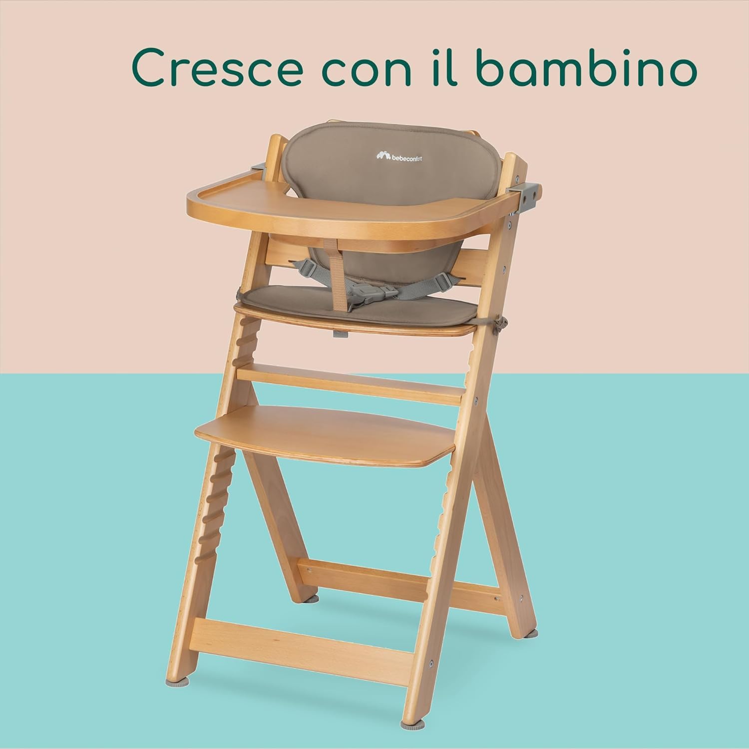 Bebé Confort Timba seggiolone legno naturale beige