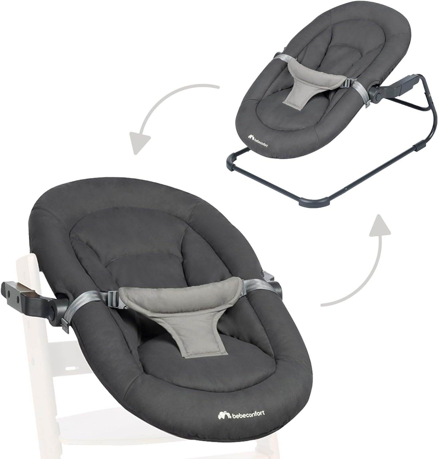 Bebé Confort Timba Baby 2 in 1 Sdraietta Tinted Graphite