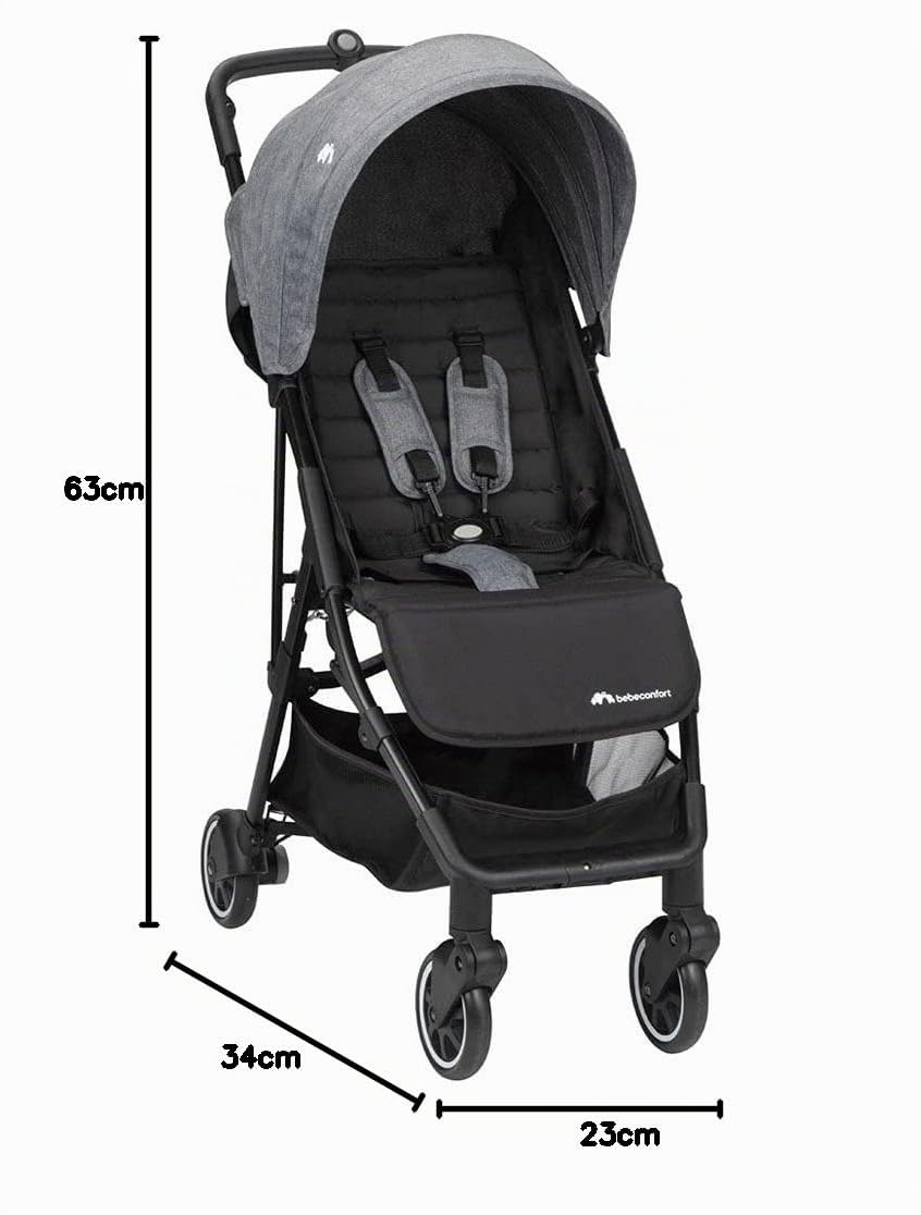 Bebé Confort Teeny 3D passeggino Black Chic ultraleggero